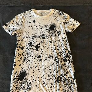 Carbon splatter long tshirt